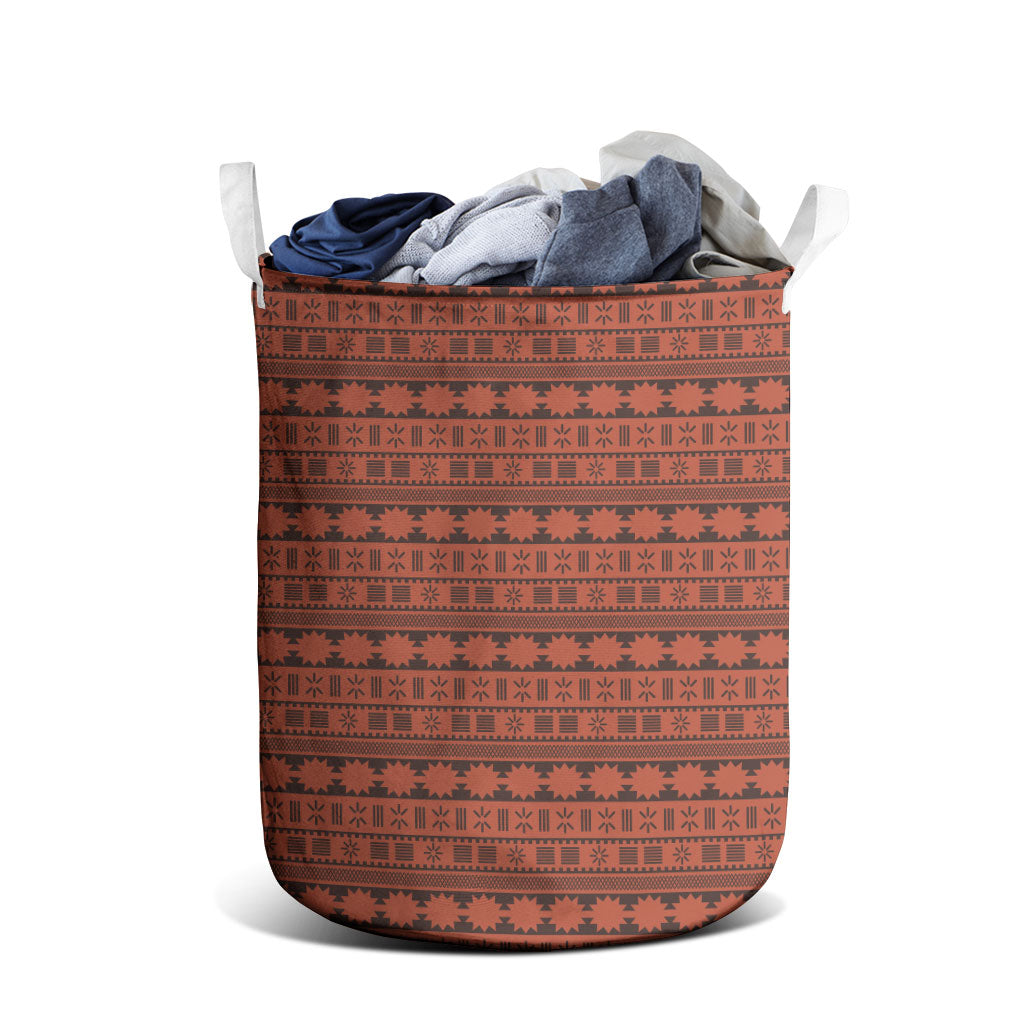 Polynesian Princess Inspired Tapa Pattern Laundry Basket LT05 - Polynesian Pride