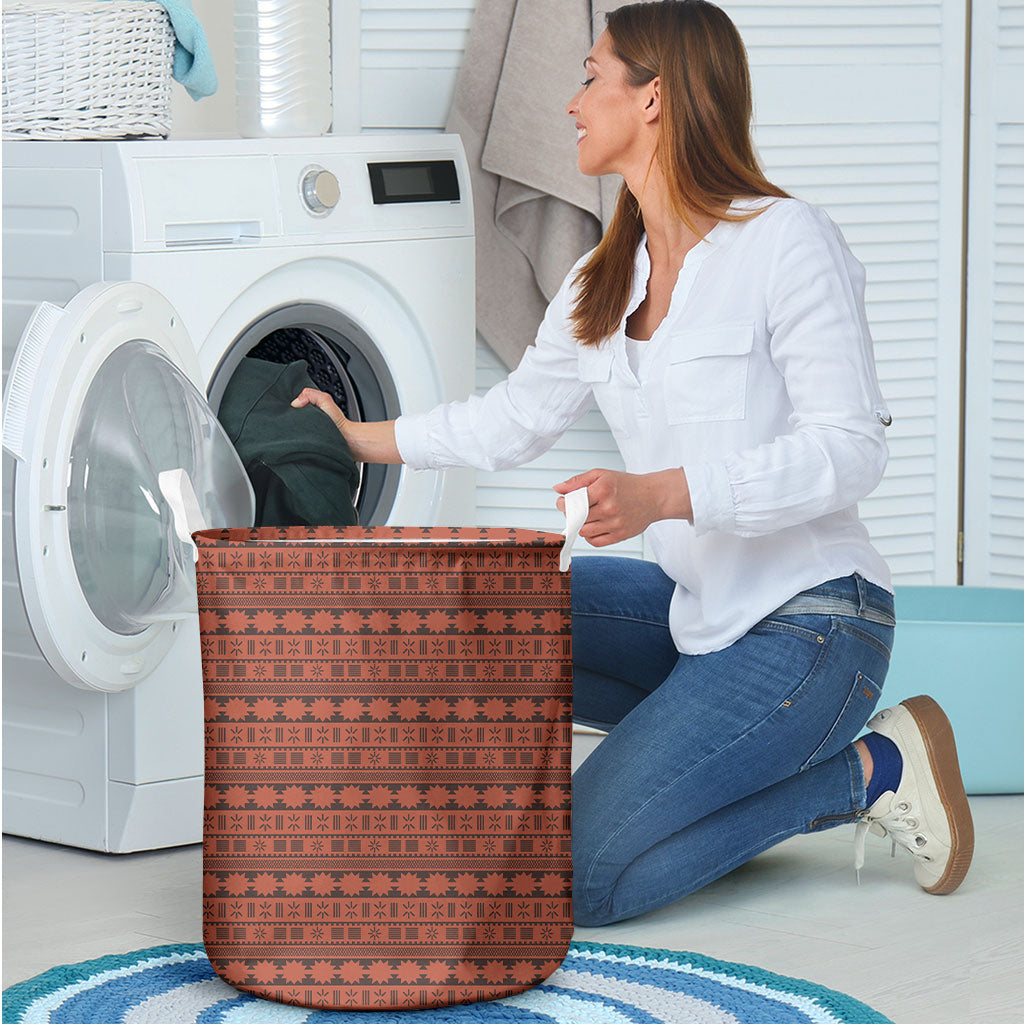 Polynesian Princess Inspired Tapa Pattern Laundry Basket LT05 - Polynesian Pride