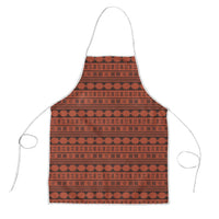 Polynesian Princess Inspired Tapa Pattern Apron LT05 Red - Polynesian Pride
