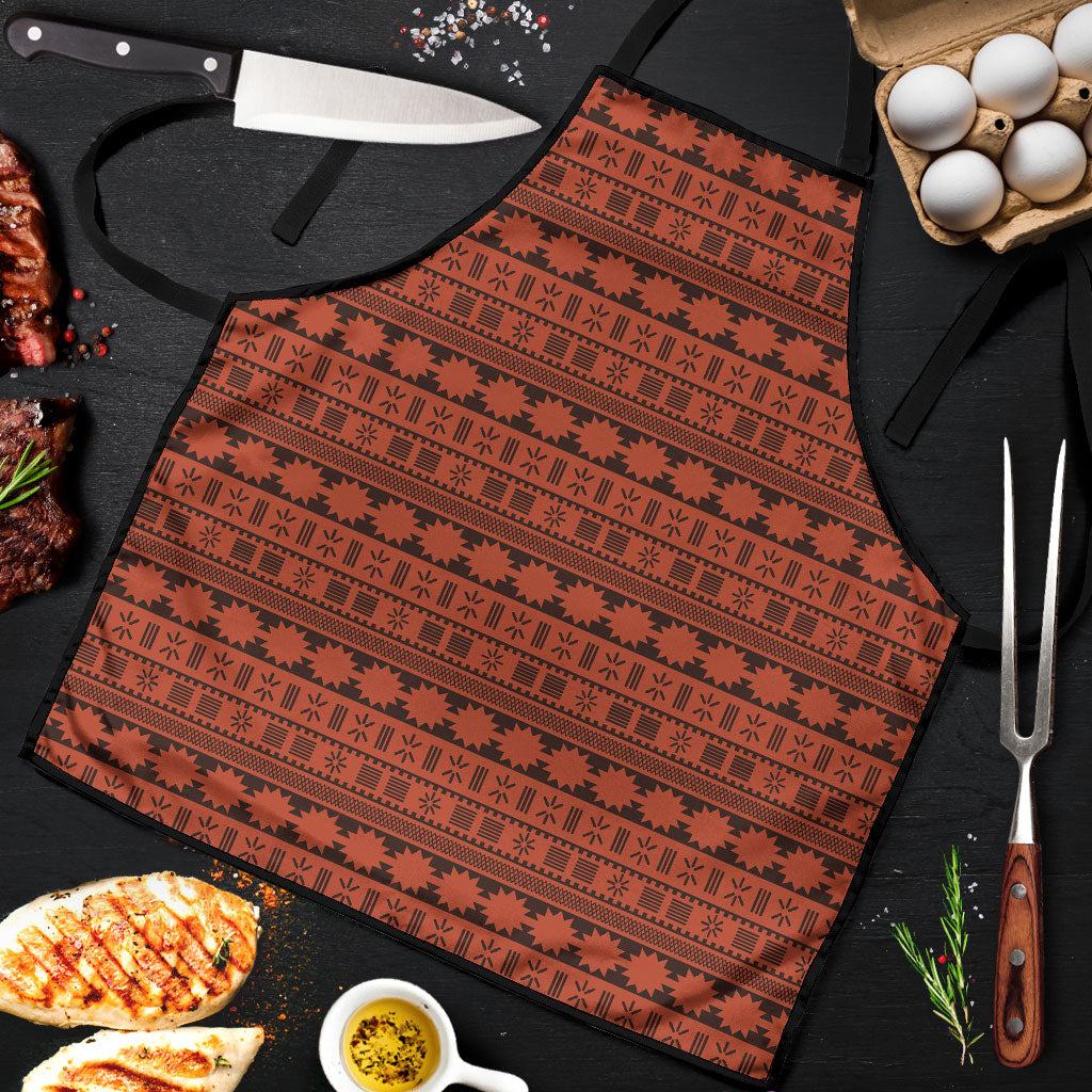 Polynesian Princess Inspired Tapa Pattern Apron LT05 Red - Polynesian Pride