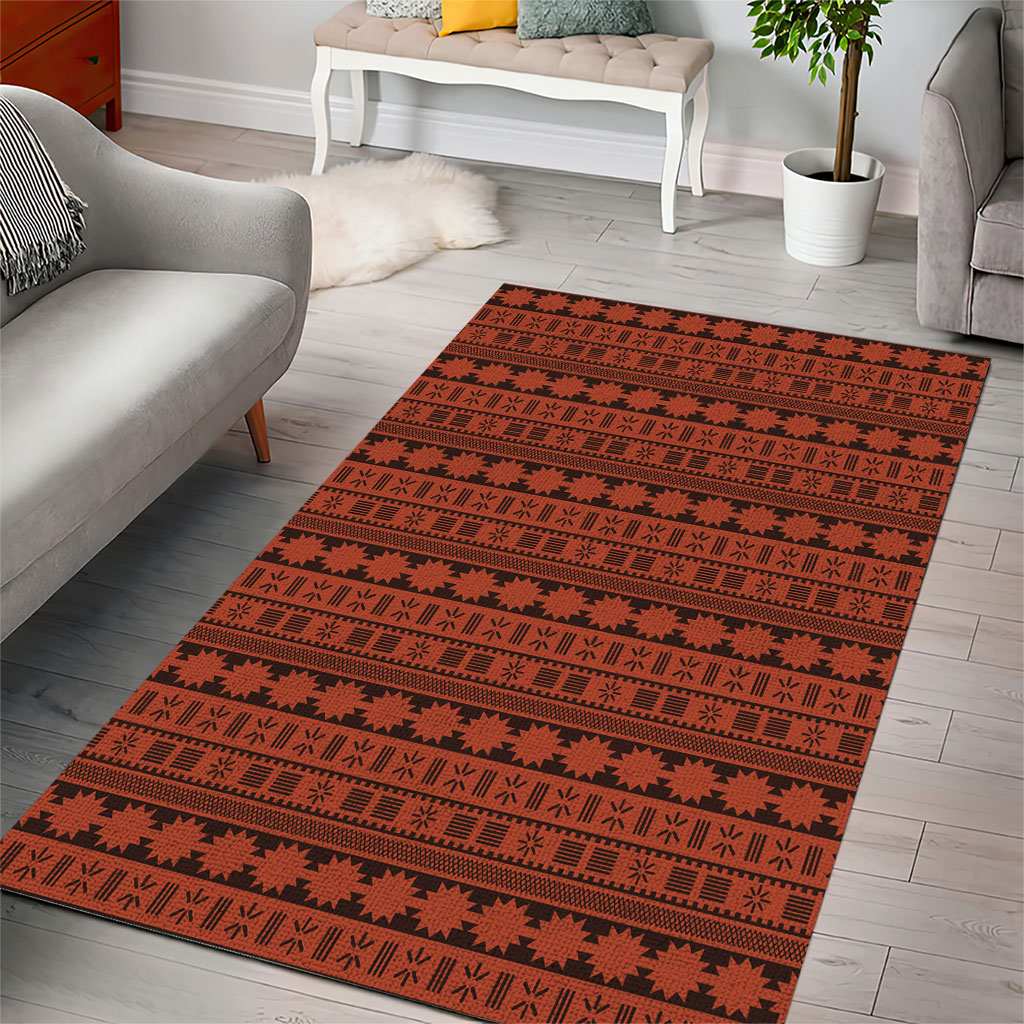 Polynesian Princess Inspired Tapa Pattern Area Rug LT05 - Polynesian Pride
