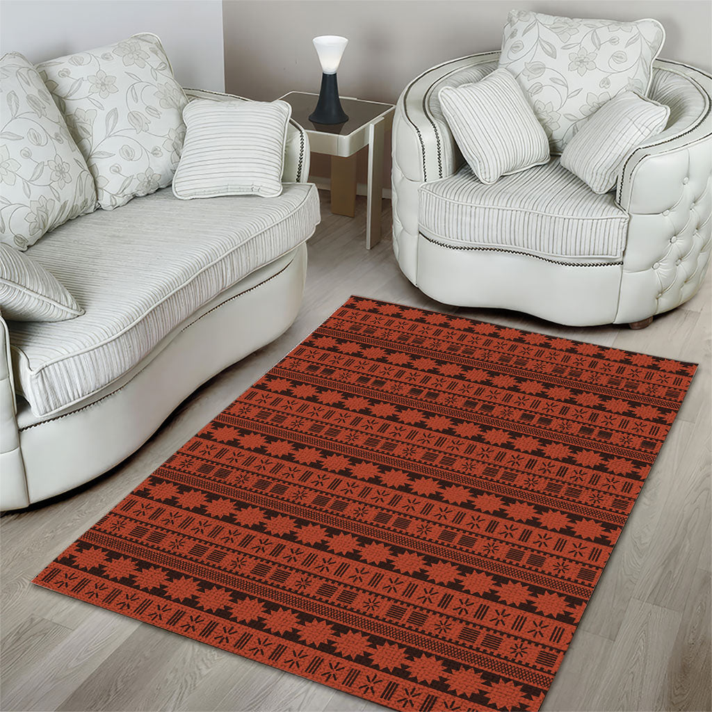 Polynesian Princess Inspired Tapa Pattern Area Rug LT05 - Polynesian Pride