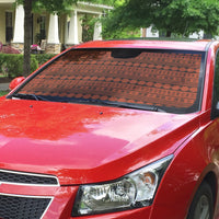 Polynesian Princess Inspired Tapa Pattern Auto Sun Shade LT05 - Polynesian Pride