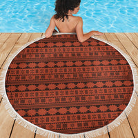 Polynesian Princess Inspired Tapa Pattern Beach Blanket LT05 - Polynesian Pride