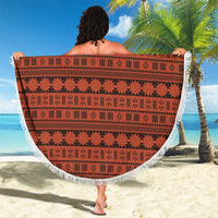 Polynesian Princess Inspired Tapa Pattern Beach Blanket LT05 - Polynesian Pride