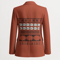Polynesian Princess Inspired Tapa Pattern Blazer LT05 - Polynesian Pride