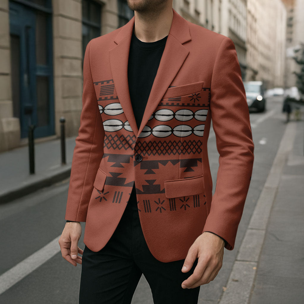 Polynesian Princess Inspired Tapa Pattern Blazer LT05 - Polynesian Pride