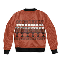 Polynesian Princess Inspired Tapa Pattern Bomber Jacket LT05 - Polynesian Pride