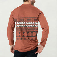 Polynesian Princess Inspired Tapa Pattern Button Sweatshirt LT05 - Polynesian Pride