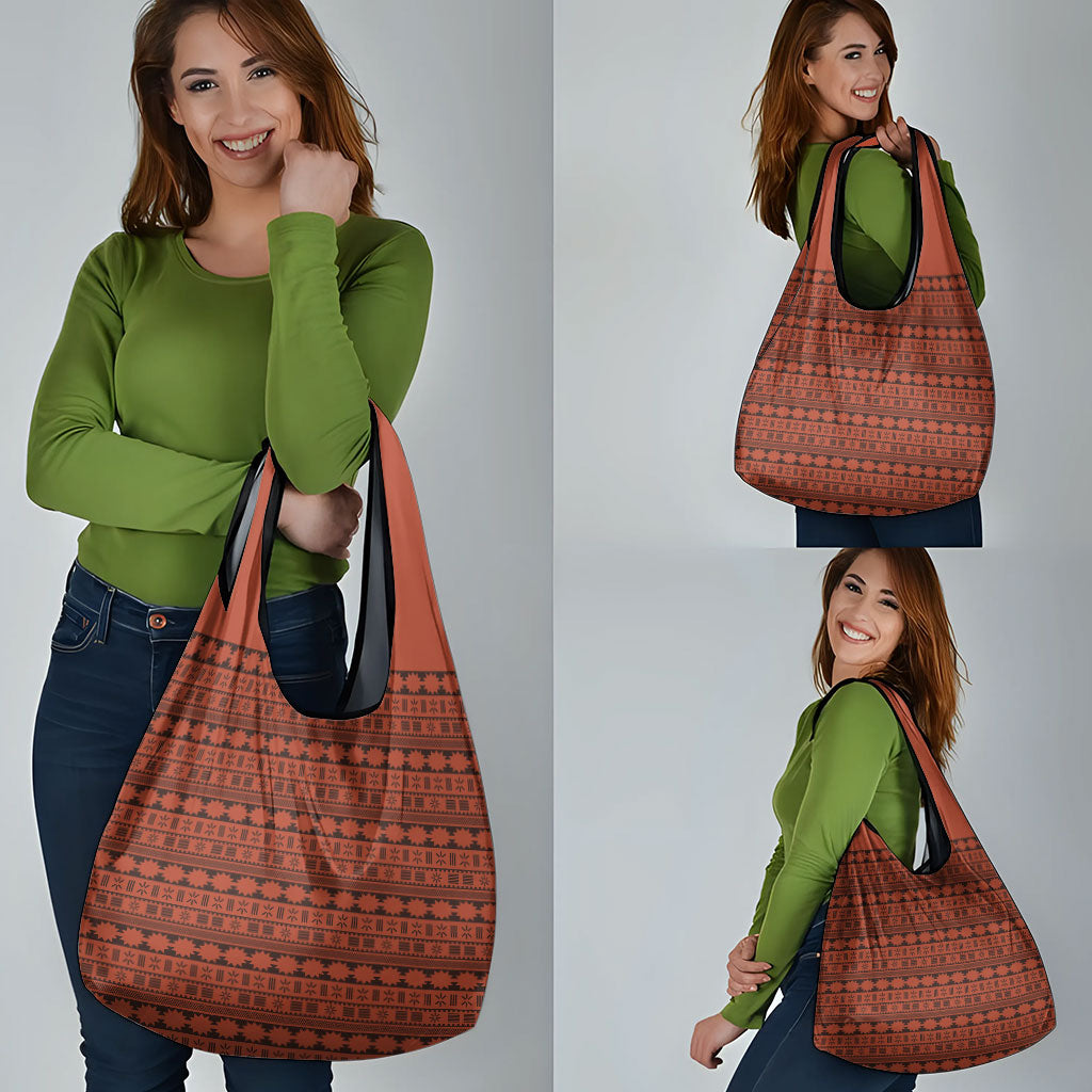 Polynesian Princess Inspired Tapa Pattern Grocery Bag LT05 - Polynesian Pride