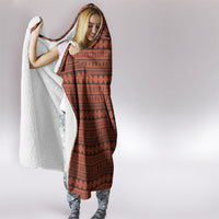 Polynesian Princess Inspired Tapa Pattern Hooded Blanket LT05 - Polynesian Pride