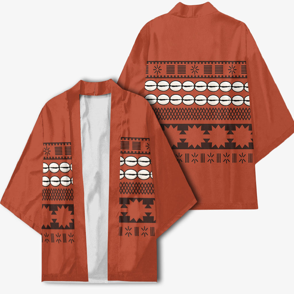 Polynesian Princess Inspired Tapa Pattern Kimono LT05 - Polynesian Pride