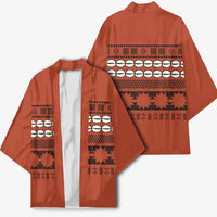 Polynesian Princess Inspired Tapa Pattern Kimono LT05 - Polynesian Pride