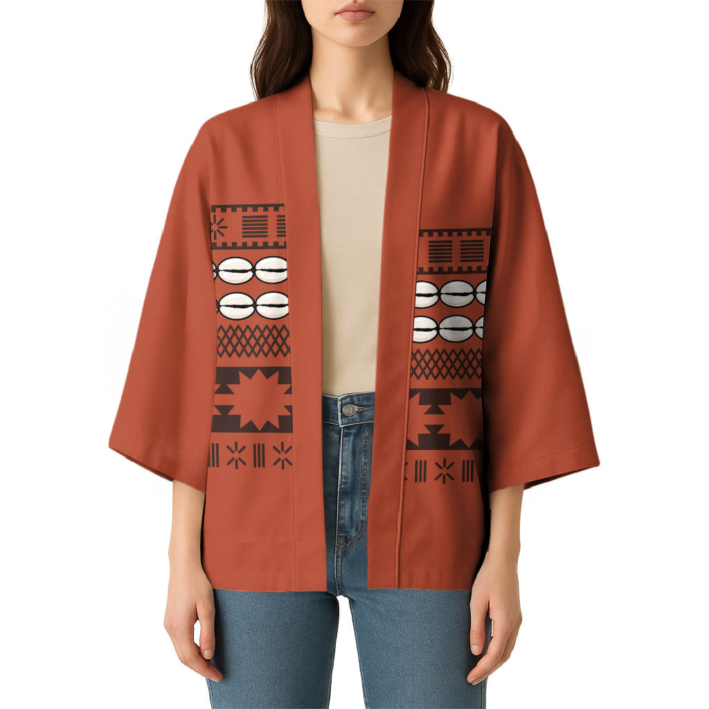 Polynesian Princess Inspired Tapa Pattern Kimono LT05 - Polynesian Pride