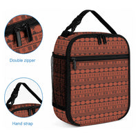 Polynesian Princess Inspired Tapa Pattern Lunch Bag