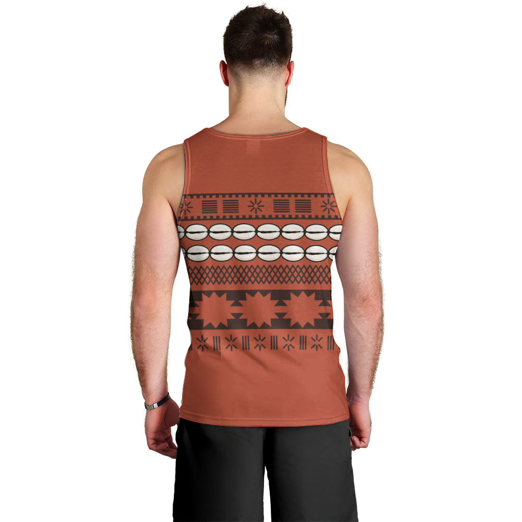 Polynesian Princess Inspired Tapa Pattern Men Tank Top LT05 - Polynesian Pride