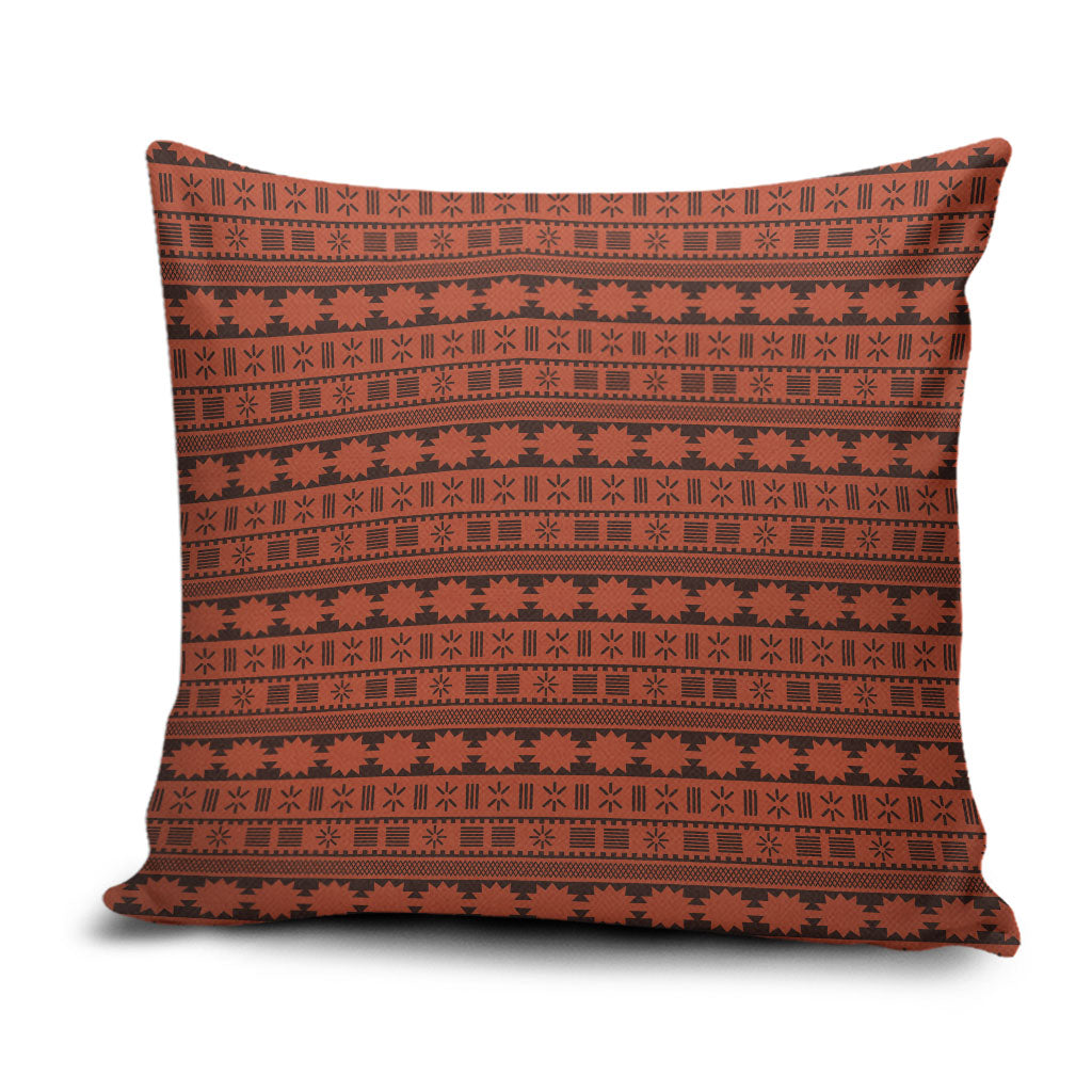 Polynesian Princess Inspired Tapa Pattern Pillow Cover