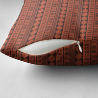 Polynesian Princess Inspired Tapa Pattern Pillow Cover