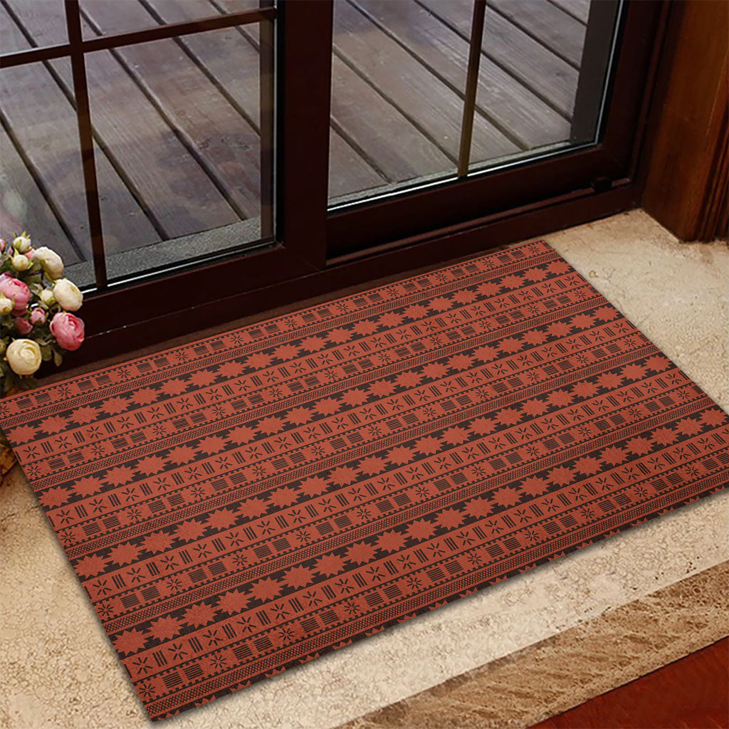 Polynesian Princess Inspired Tapa Pattern Rubber Doormat LT05 - Polynesian Pride