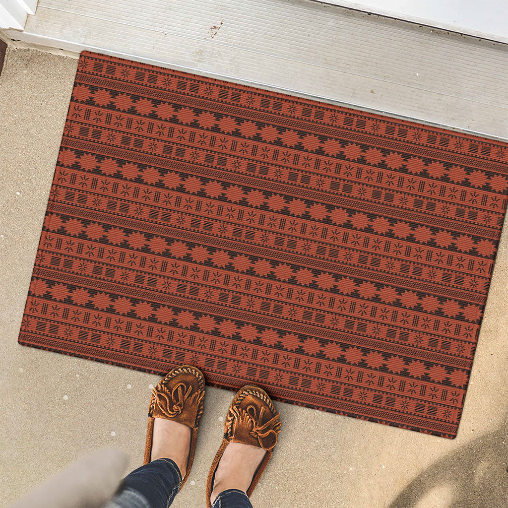 Polynesian Princess Inspired Tapa Pattern Rubber Doormat LT05 - Polynesian Pride