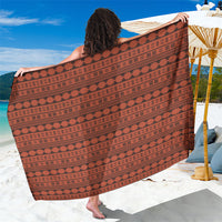 Polynesian Princess Inspired Tapa Pattern Sarong LT05 One Size 44 x 66 inches Red - Polynesian Pride
