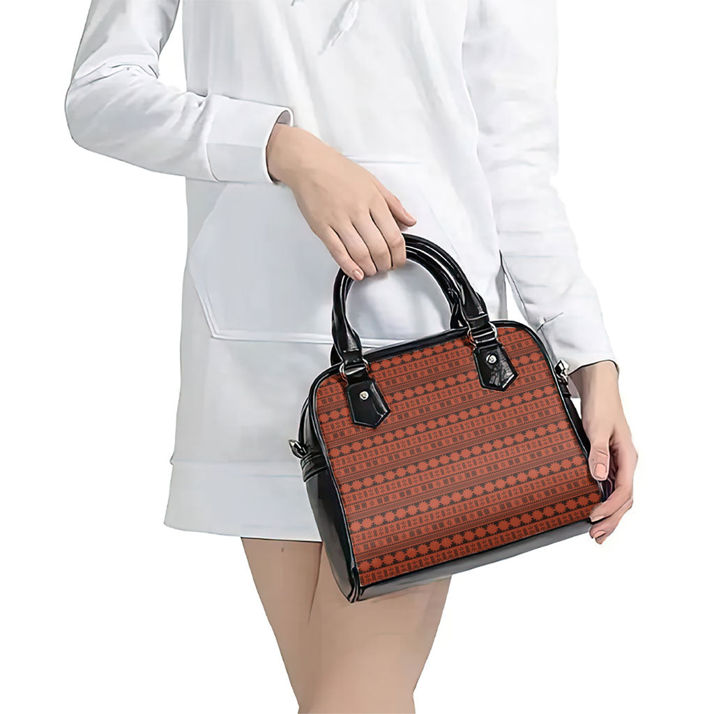 Polynesian Princess Inspired Tapa Pattern Shoulder Handbag LT05 - Polynesian Pride