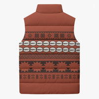 Polynesian Princess Inspired Tapa Pattern Sleeveless Puffer Jacket LT05 - Polynesian Pride