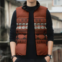 Polynesian Princess Inspired Tapa Pattern Sleeveless Puffer Jacket LT05 - Polynesian Pride