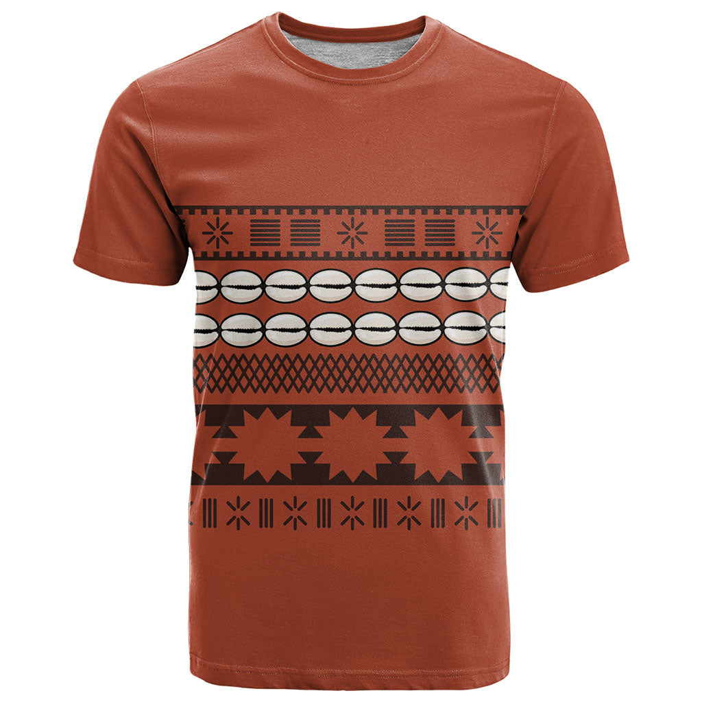 Polynesian Princess Inspired Tapa Pattern T Shirt