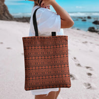 Polynesian Princess Inspired Tapa Pattern Tote Bag