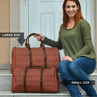 Polynesian Princess Inspired Tapa Pattern Travel Bag