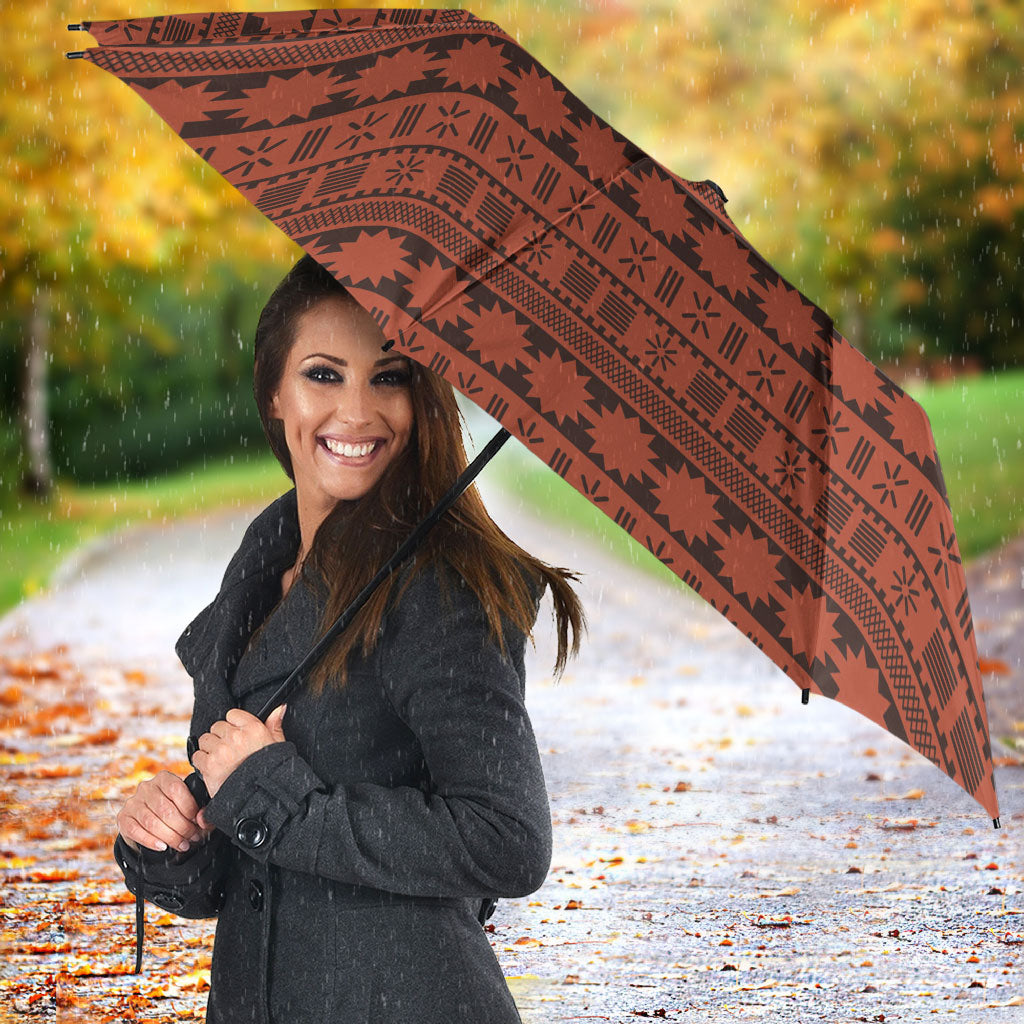Polynesian Princess Inspired Tapa Pattern Umbrella LT05 - Polynesian Pride