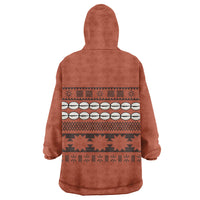 Polynesian Princess Inspired Tapa Pattern Wearable Blanket Hoodie LT05 - Polynesian Pride