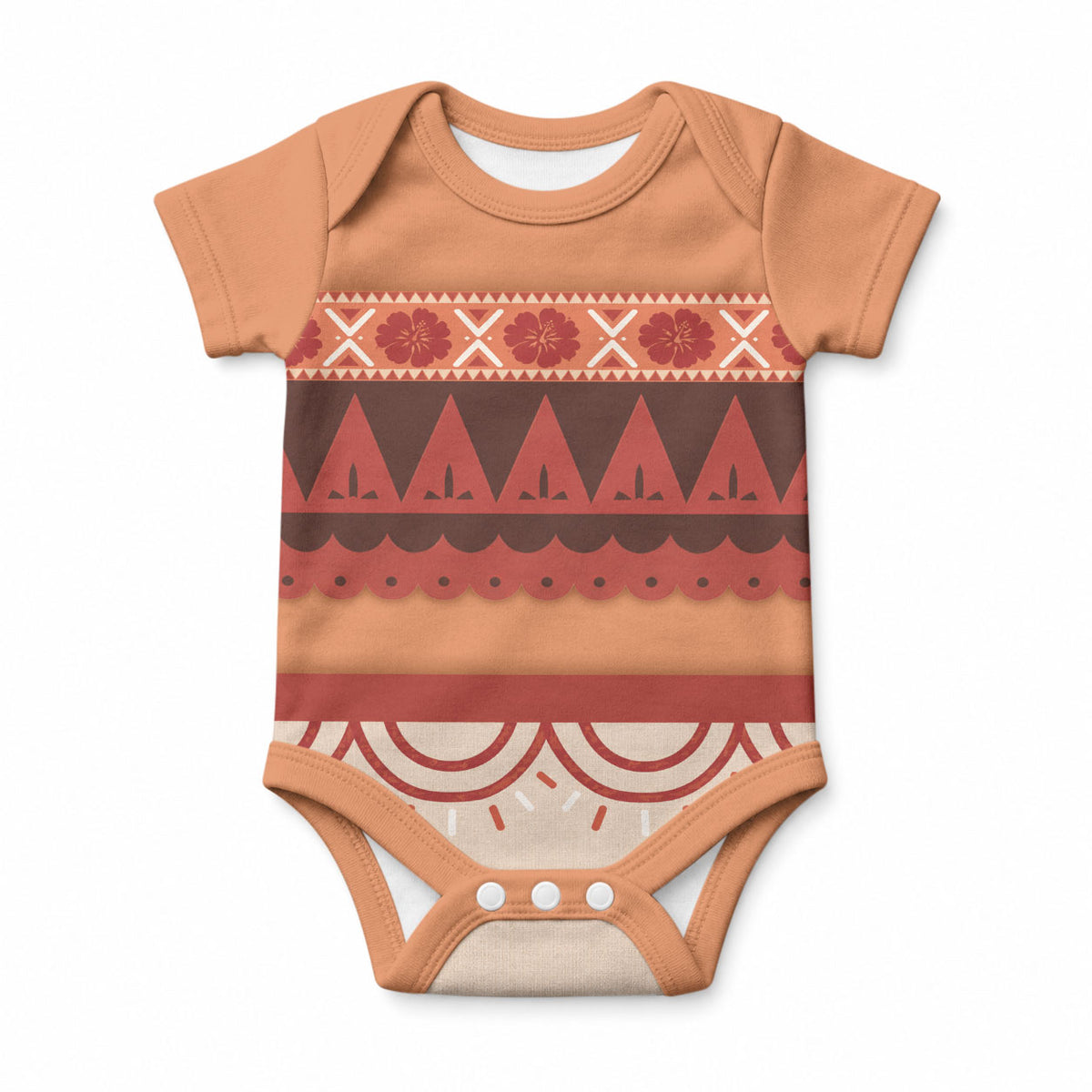 Polynesian Princess Inspired Cosplay Costume Baby Onesie