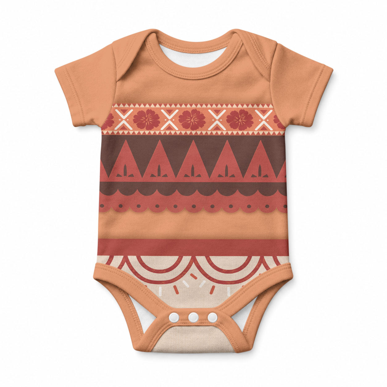 Polynesian Princess Inspired Cosplay Costume Baby Onesie