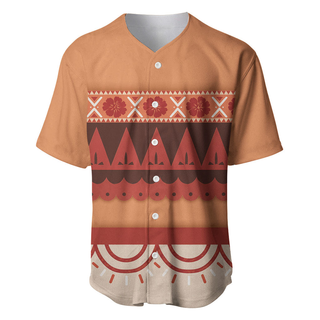 Polynesian Princess Inspired Cosplay Costume Baseball Jersey