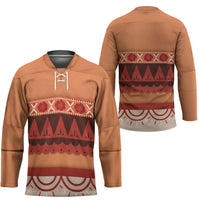 Polynesian Princess Inspired Cosplay Costume Hockey Jersey