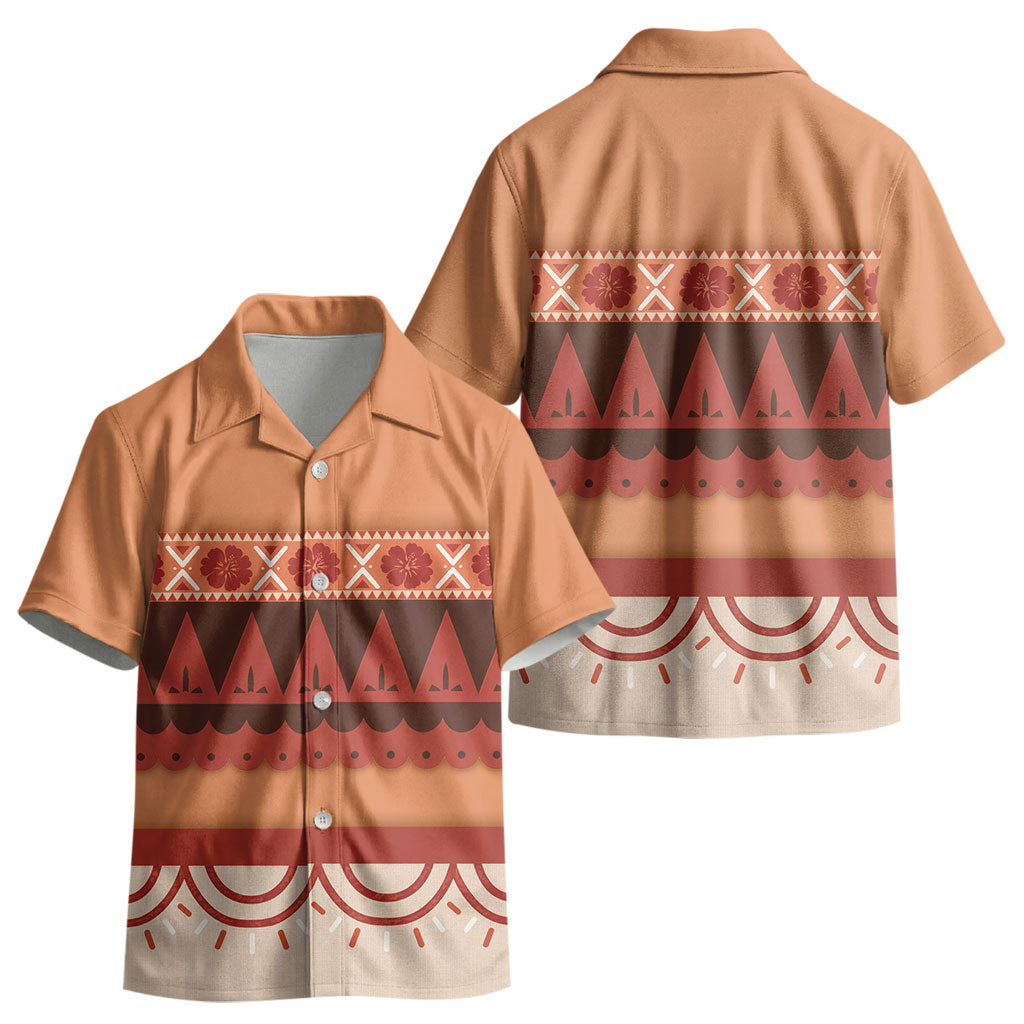 Polynesian Princess Inspired Cosplay Costume Kid Hawaiian Shirt