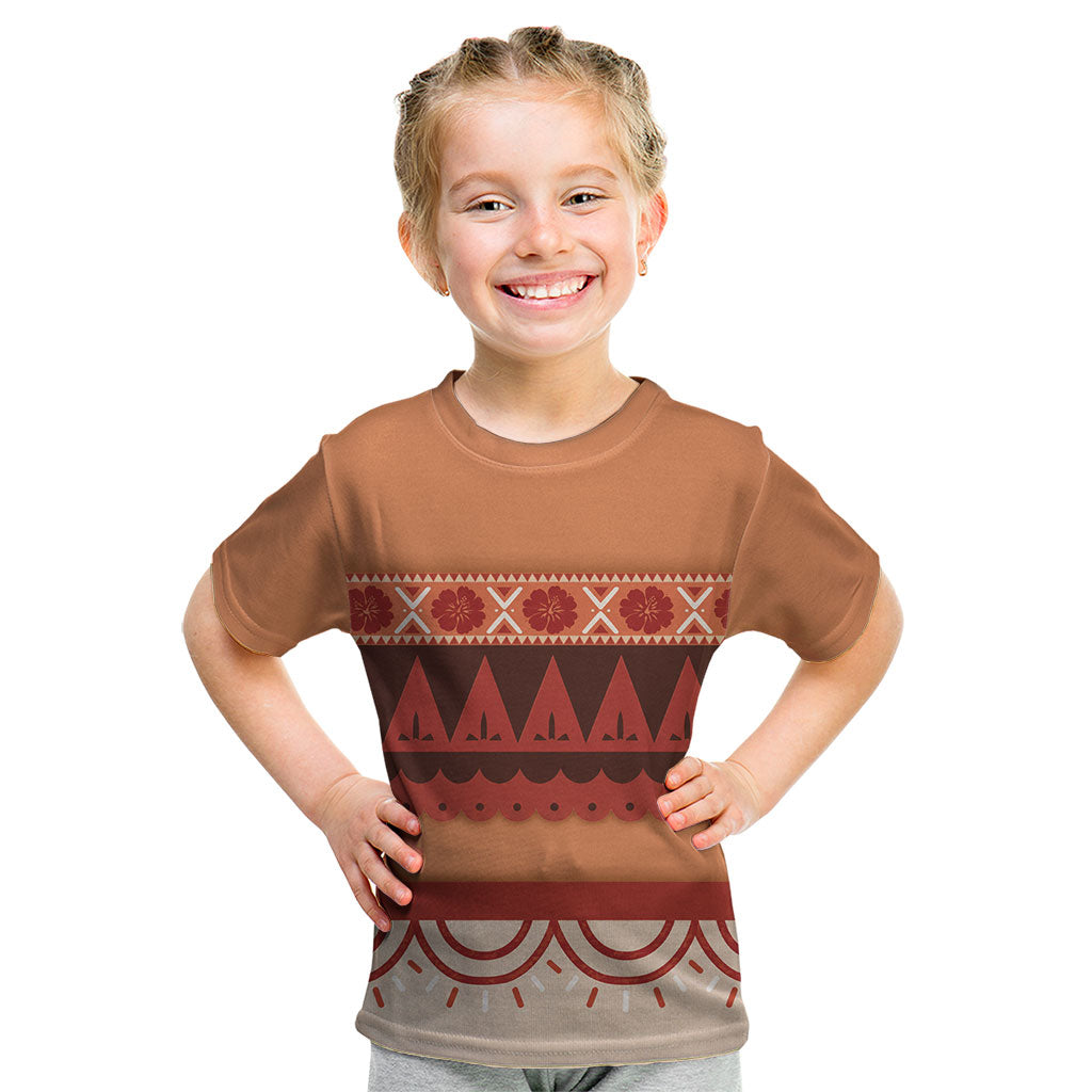 Polynesian Princess Inspired Cosplay Costume Kid T Shirt