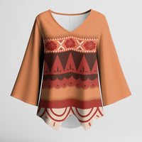 Polynesian Princess Inspired Cosplay Costume Kimono Sleeve Blouse