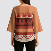 Polynesian Princess Inspired Cosplay Costume Kimono Sleeve Blouse