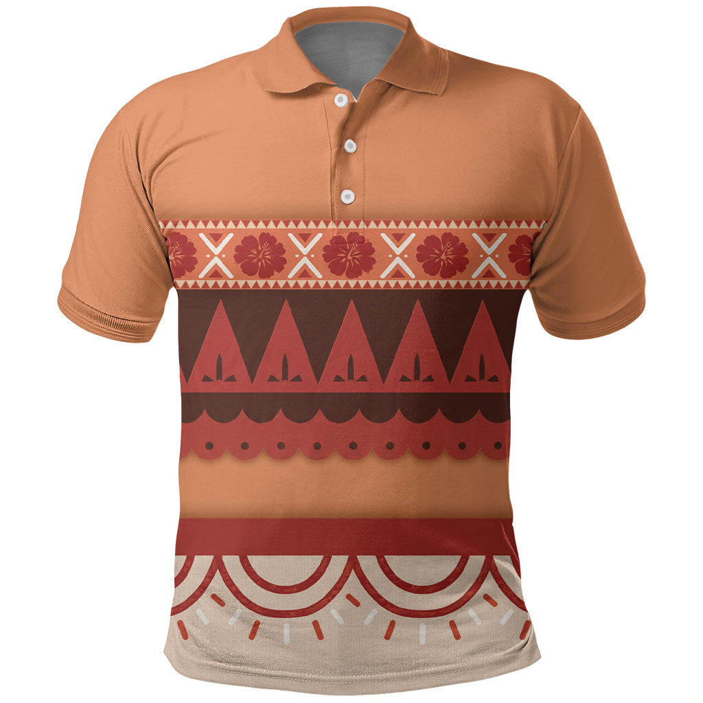 Polynesian Princess Inspired Cosplay Costume Polo Shirt