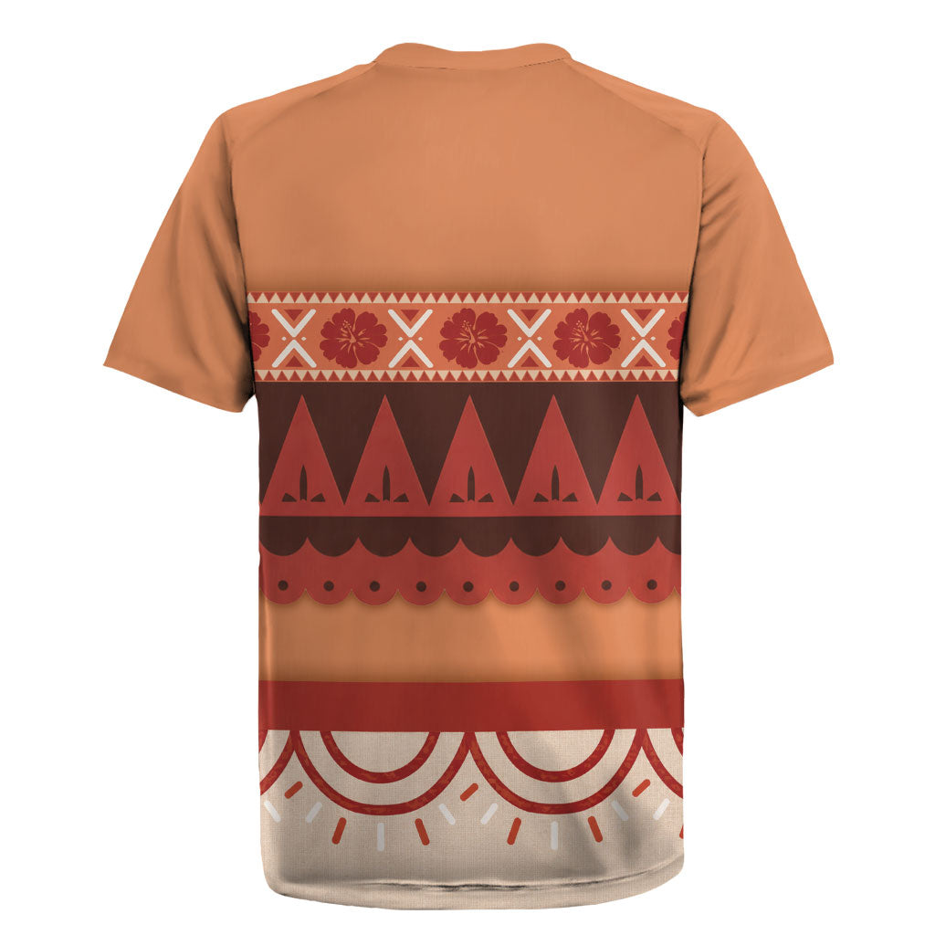 Polynesian Princess Inspired Cosplay Costume Rugby Jersey LT05 - Polynesian Pride