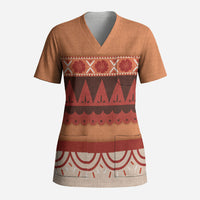 Polynesian Princess Inspired Cosplay Costume Scrub Top