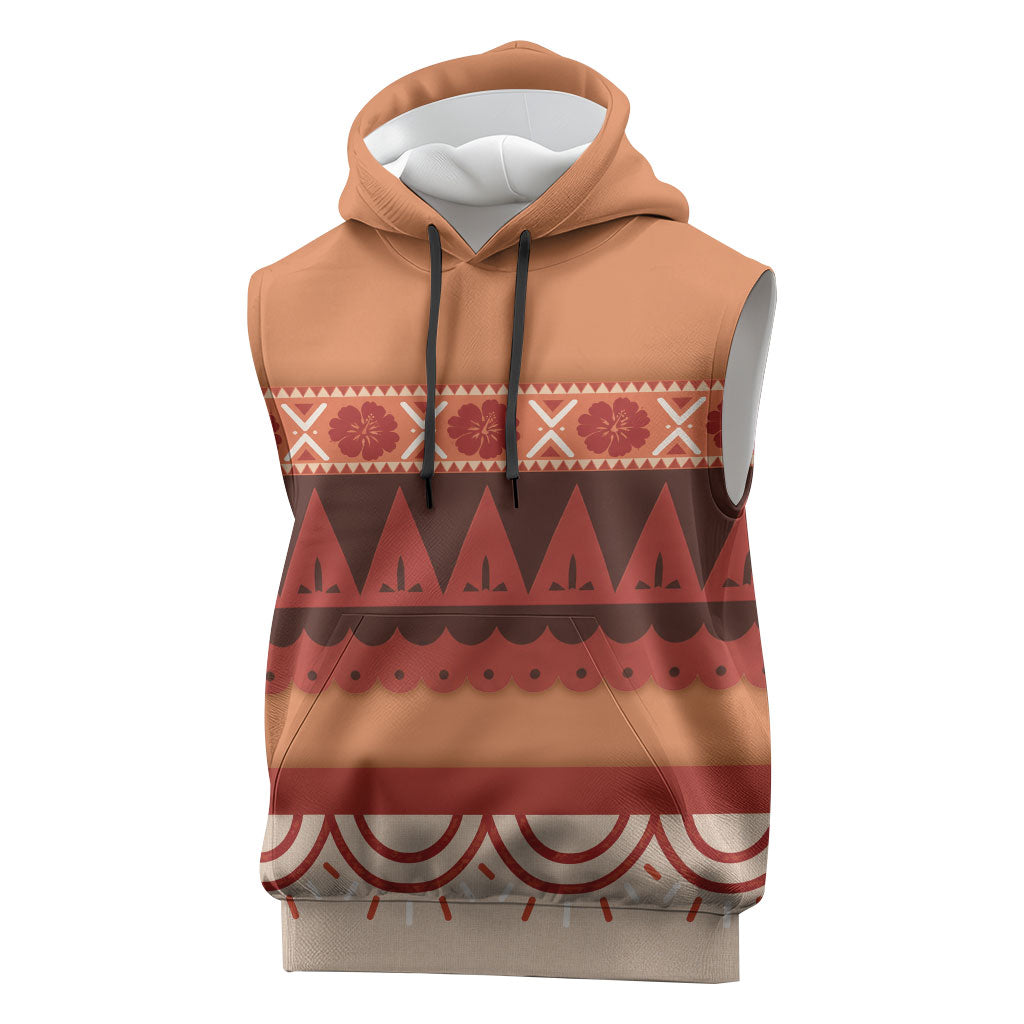 Polynesian Princess Inspired Cosplay Costume Sleeveless Hoodie
