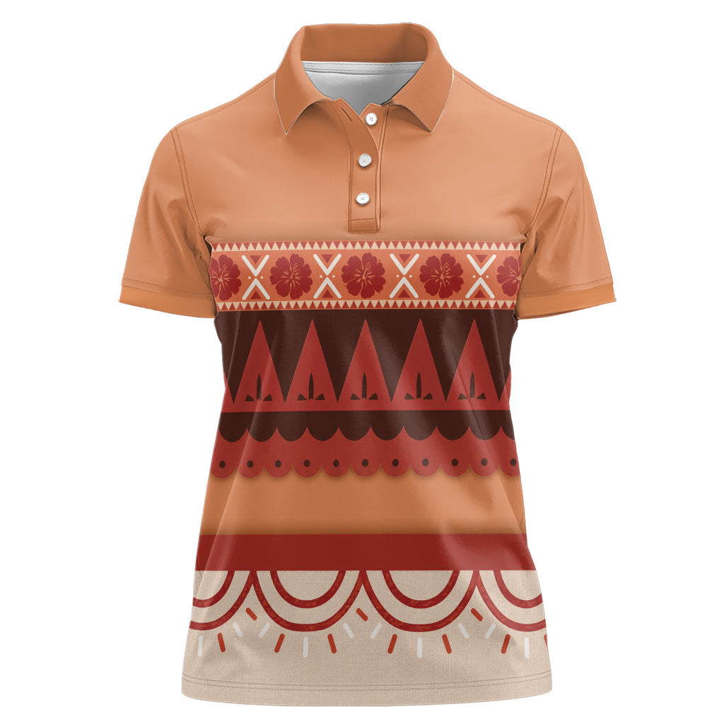 Polynesian Princess Inspired Cosplay Costume Women Polo Shirt