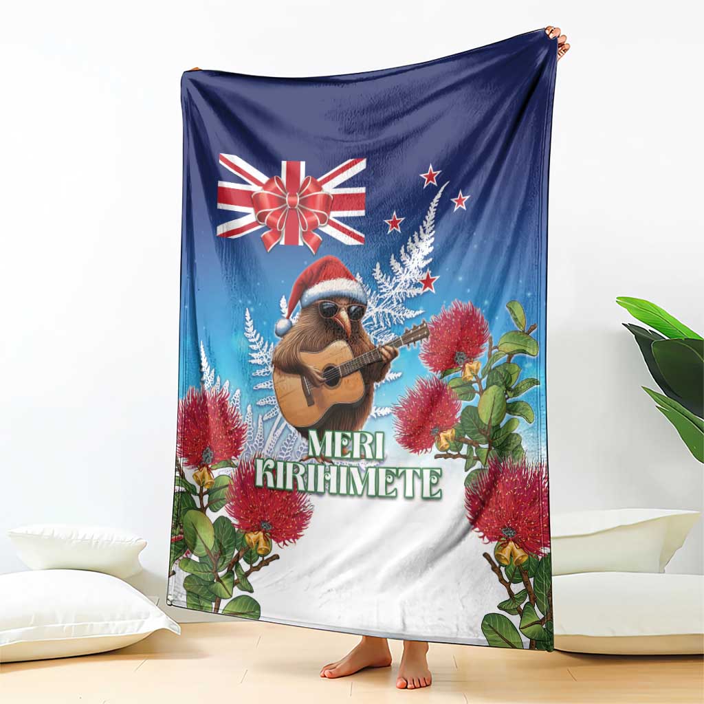 New Zealand Kiwi Christmas Blanket Xmas Vibe