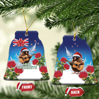 New Zealand Kiwi Christmas Ceramic Ornament Xmas Vibe