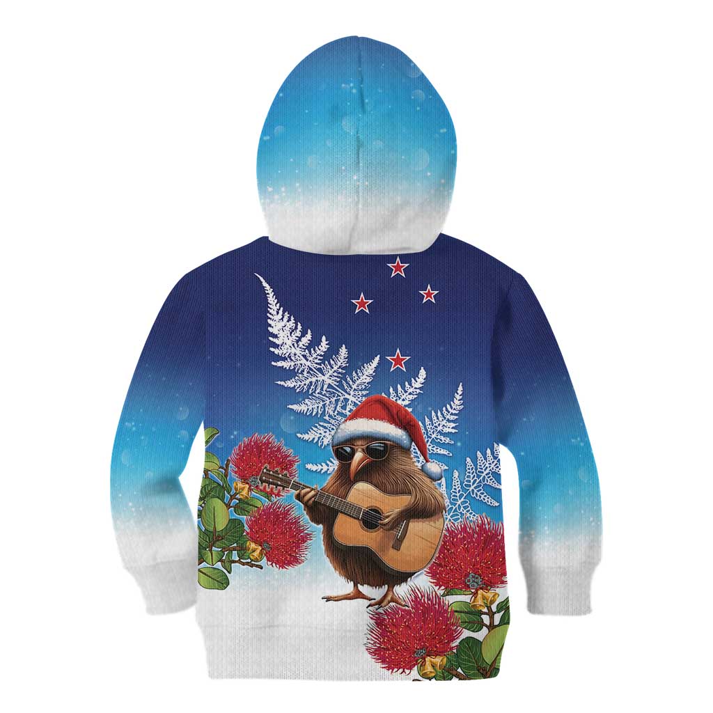 New Zealand Kiwi Christmas Kid Hoodie Xmas Vibe