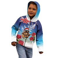 New Zealand Kiwi Christmas Kid Hoodie Xmas Vibe